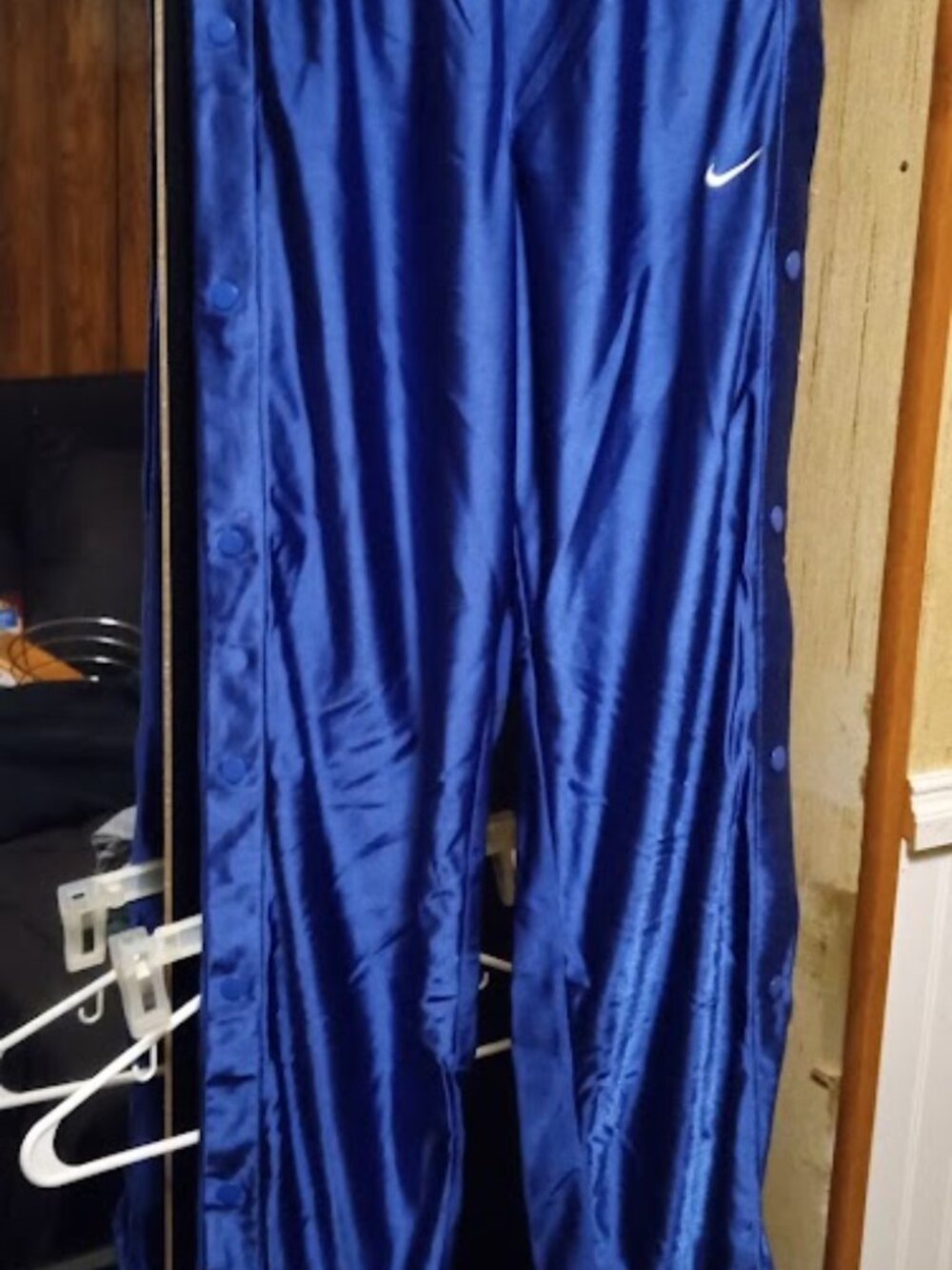 Nike team tear away pants Medium